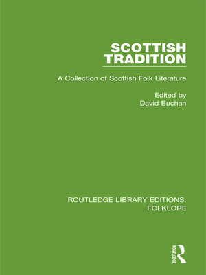cover image of Scottish Tradition Pbdirect